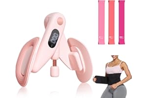 Mexlyca Thigh Master, Pelvic Floor Muscle Trainer Adjustable Resistance Inner Thigh Exerciser