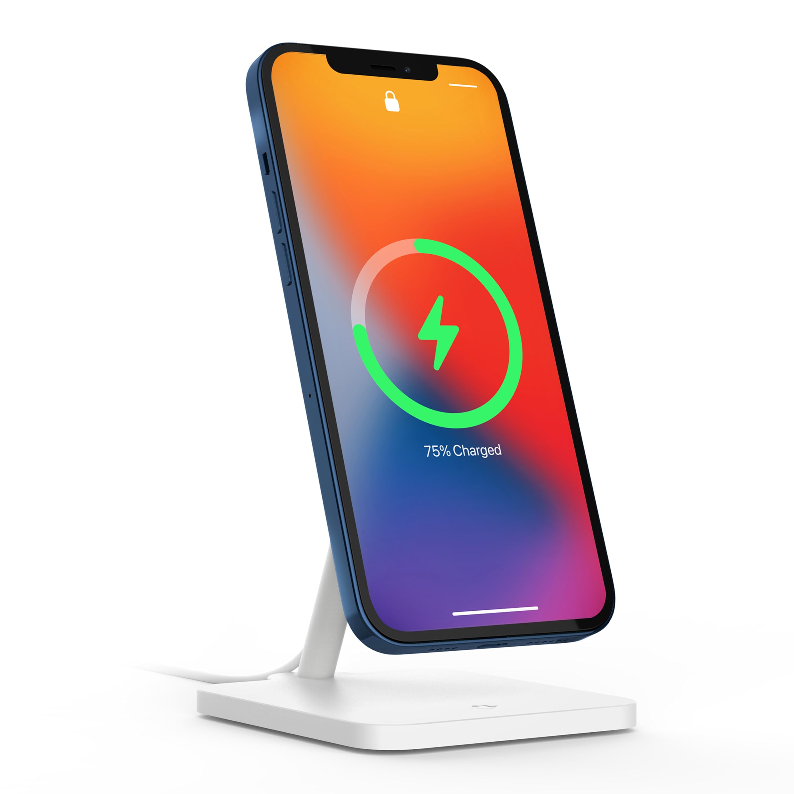 Twelve South Forte iPhone MagSafe Stand - Adjustable Desktop Charger Holder for iPhone 15, 14, 13, 12, AirPods and AirPods Pro, Compatible with Apple MagSafe Charger (Not Included), Phone Holder