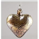 Glass Eye Studio Golden Love Heart Ornament