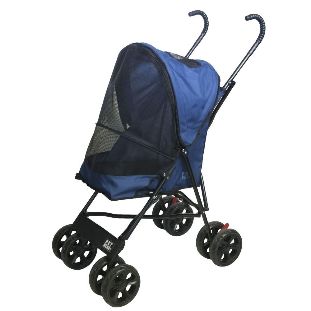 Pet Gear Travel Lite Pet Stroller for Cats and Dogs up to 15-pounds, Navy