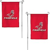 Desert Cactus Fairfield University FU Garden Flag – 19 x 12 inch Fairfield Stags Banner, For Outdoor Display and Events (Design A)