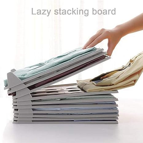 T Shirt Organiser Wardrobe Volwco Stackable Clothes Folder Board