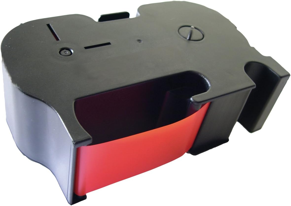 NuPost NPTB700 Pitney Bowes Compatible 767-1 Postage Meter Red Ribbon Cassettes - 2-Pack