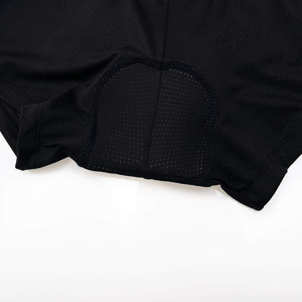 Weimostar Men's Cycling Underwear Gel Padded Shorts MTB Biking Half Pants Breathable: Clothing