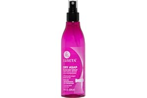 L LUSETA Luseta Dry ASAP Blow-Dry Spray, Quick Drying Thermal Spray Infused with Argan & Marula Oil, Heat Protectant Spray to All Hair Types, Sulfate & Paraben Free, 8.5oz
