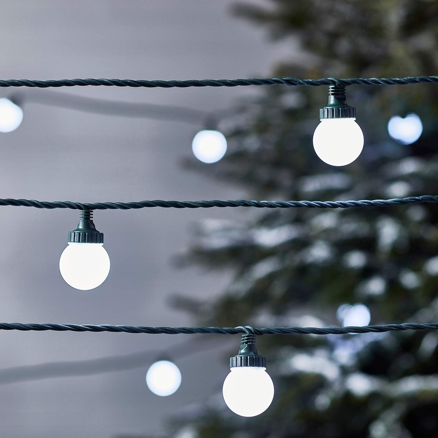 Party Lights, 10 Multicoloured LED Globes Amazon.co.uk Lighting