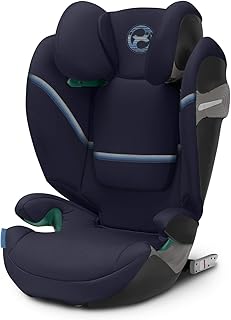Cybex Gold Kinder-Autositz Solution S i-Fix, für Autos mit und ohne ISOFIX, Gruppe 2/3 (15-36 kg), ab ca. 3 bis ca. 12 Jahre, Navy Blue