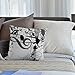 HGOD DESIGNS Music Notes Pillow Case,Black-White Music Notes Cotton Linen Cushion Cover Square Standard Home Decorative for Men/Women 18x18 inch White Black
