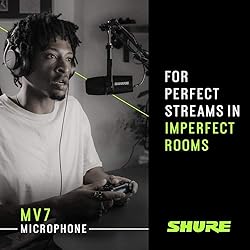 Shure MV7 USB Podcast Microphone for