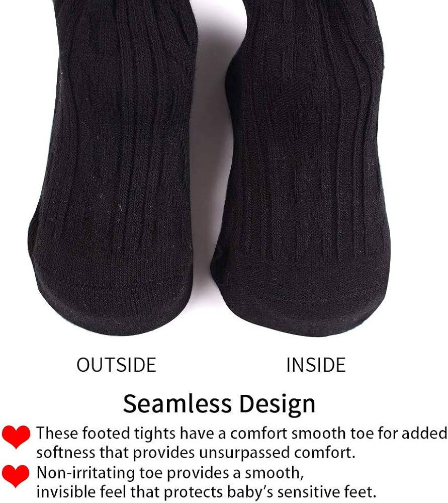 Cotton Infant Toddler Girls Tight Cable Knit Kids Pantyhose Solid Casual Baby Legging Pants: Clothing