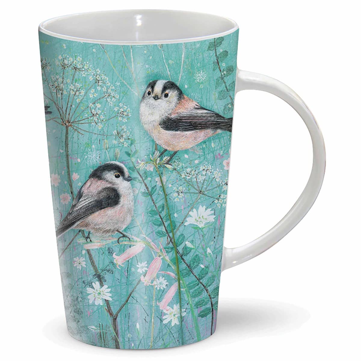 Otter House Long Tailed Tits Riverbank Latte Mug