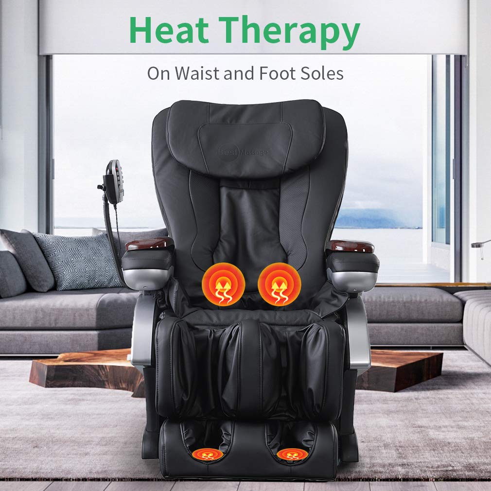 Full Body Electric Shiatsu Massage Chair Recliner with Builtin Heat Therapy Air Massage System