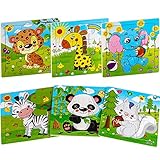 Aitey Wooden Jigsaw Puzzles for Kids Ages 2-5