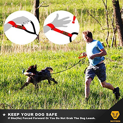 WATFOON ã€4 PACKã€‘ Hands Free Safe Dog Walking Wristband, Innovative & Practical Design