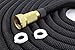 Garden Hose – 100 FT Heavy Duty Expandable - Premium Flexible & Expanding - 9-Pattern High-Pressure Water Spray Nozzle & Bag - No Kink Tangle-Free Lawn & Plant Watering – Triple Layer & Brass (50)