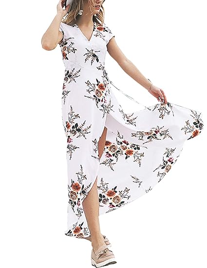 Wadaland Robe Longue Femme été Boheme Ado Fille Robe De