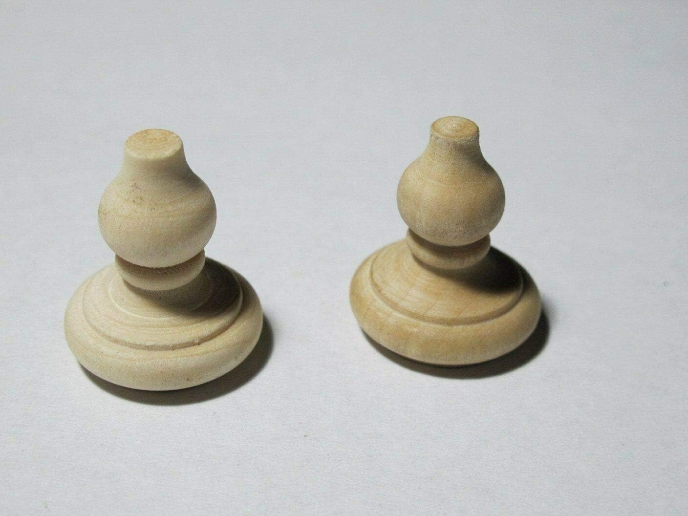 Model Ship Wood Display Pedestals Solid Wood pedestals S Size 2 PCS BigaMart