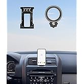 AbeeyGeomarn Car Phone Holder for Honda CR-V 2007-2011 CRV Accessories | MagSafe Strong Magnetic Cell Phone Mount Clip Compatible with iPhone, 360&deg; Rotatable Hands-Free Cradle, will Not Block Vents