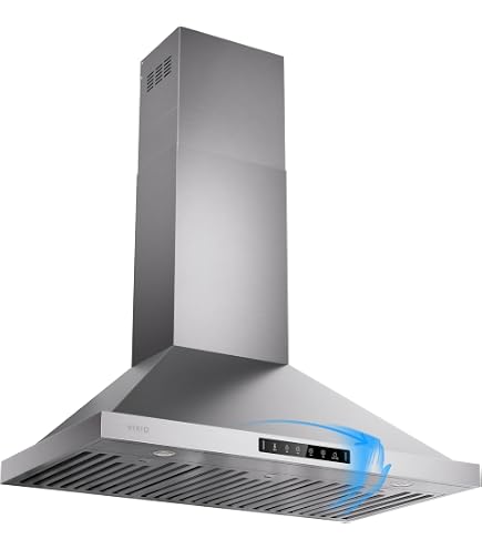 Amazon.com: THOR Kitchen Wall Mount 36-Inch Chimney Range Hood in