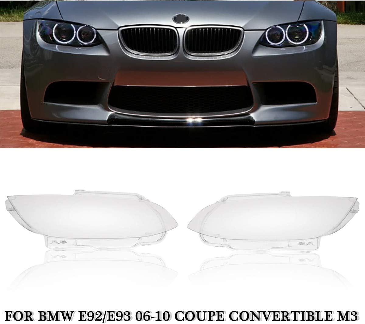 Professional 1pc Left Right Car Headlight Cover Headlamp Lens Fit E93 Coupe M3 328i, Replace Headlight Cover - E Headlight Cover, Car Headlights Lens, Headlight Cover, Headlight Lens