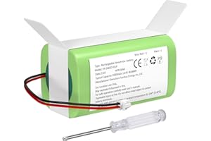 FANHUA RVBAT850 Battery Replacement for Shark lON/IQ/AI Robot RV1001AE RV1001 RV1000 RV1101ARUS RV2001WRUS RV871R RV851WV RV85OBRN RV761 RV750 N AV753 AV752 RVBAT850 R75 R85 R761 RV850 RV1000S RV1000VL