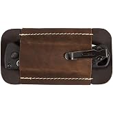 Knife Sheath,Leather Knife Sheath for Belt,Horizontal Carry Pocket Knife Holder,EDC Belt Organizer,Handmade Compact Draw Knife Holster,EDC Pocket Organizer,Sheath for Folding Knife,Gifts for Men