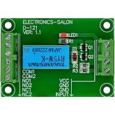ELECTRONICS-SALON DPDT Signal Relay Module, 5Vdc, RY5W-K Relay. Has Assembled.