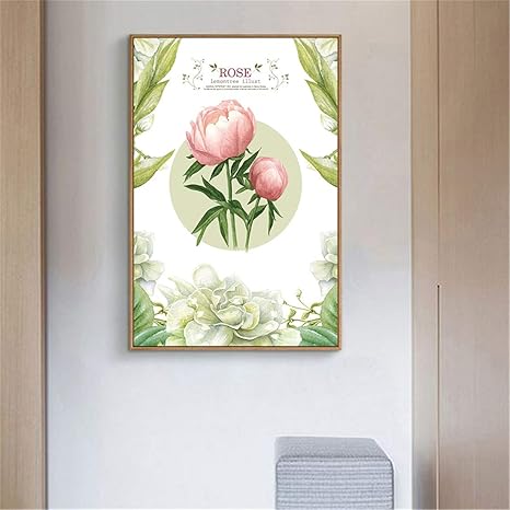 Amazon ローズひまわりポスター北欧の花 プリントアートキャンバス絵画キッチンの装飾のための現代の装飾壁の写真50x70cmフレームなし アートフレーム ポスター オンライン通販