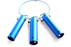 ARMADILLO POOL SUPPLIES Pool Tool Holder and Organizer; Storage System for Brushes, Leaf rakes, Skimmers, Vacuum Head, and Other Telescopic Pole Cleaning Equipment attachments (3, ICY Blue)