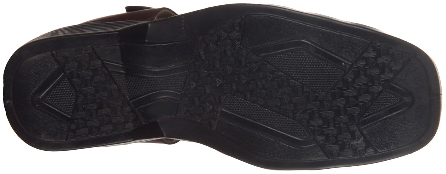 kolapuri centre men's faux fur ethnic sandals