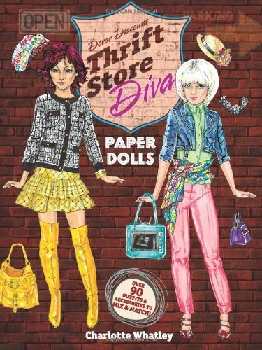 Thrift Store Diva Paper Dolls (Dover Paper Dolls) by Charlotte Whatley (2013-06-19) by Charlotte Whatley (Paperback)
