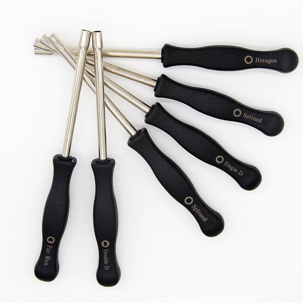 SWNKDG Vergaser Schraubendreher Set Einstellwerkzeug 6Pcs passend für Husqvarna 125 135 136 137 141 142 235 235e 236 236e 240 240e 435 435e 440e von McCulloch Partner Poulan Motorsägen - Image 3
