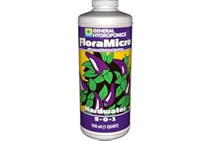 General Hydroponics Flora Micro Hardwater for Plants, 1-Quart