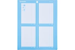 TERMOOAN Card Mat 2x2 for Cricut Explore & Maker Series Crafting Machines, Non-Slip Craft Mat, Reusable Craft Cutting Mat, Create Four Cards Simultaneously (4-in-1 For Maker and Explore)