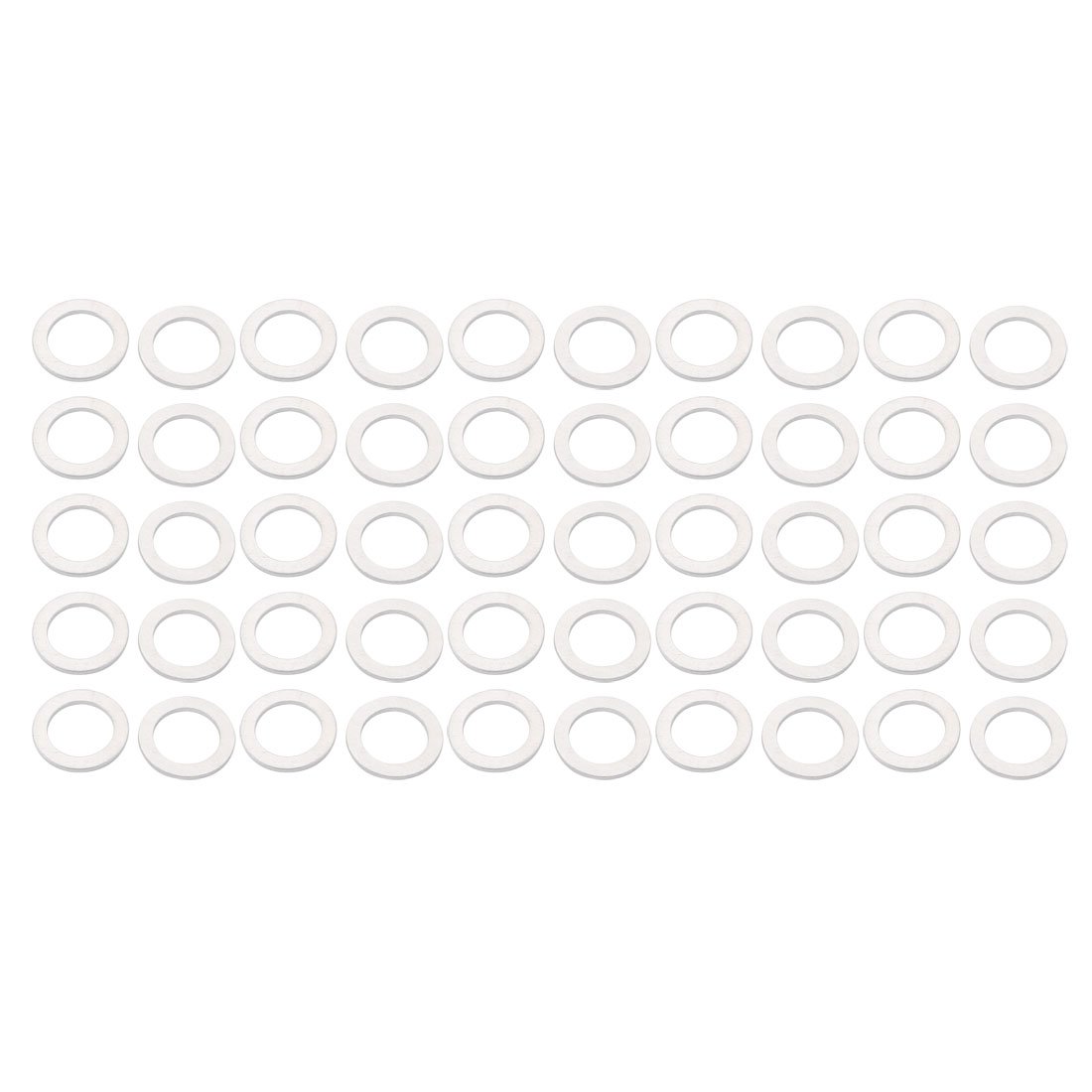 Sourcingmap 12mmx18mmx1.2mm Motorcycle Hardware Drain Plug Crush Aluminum Washer Seal 50pcs