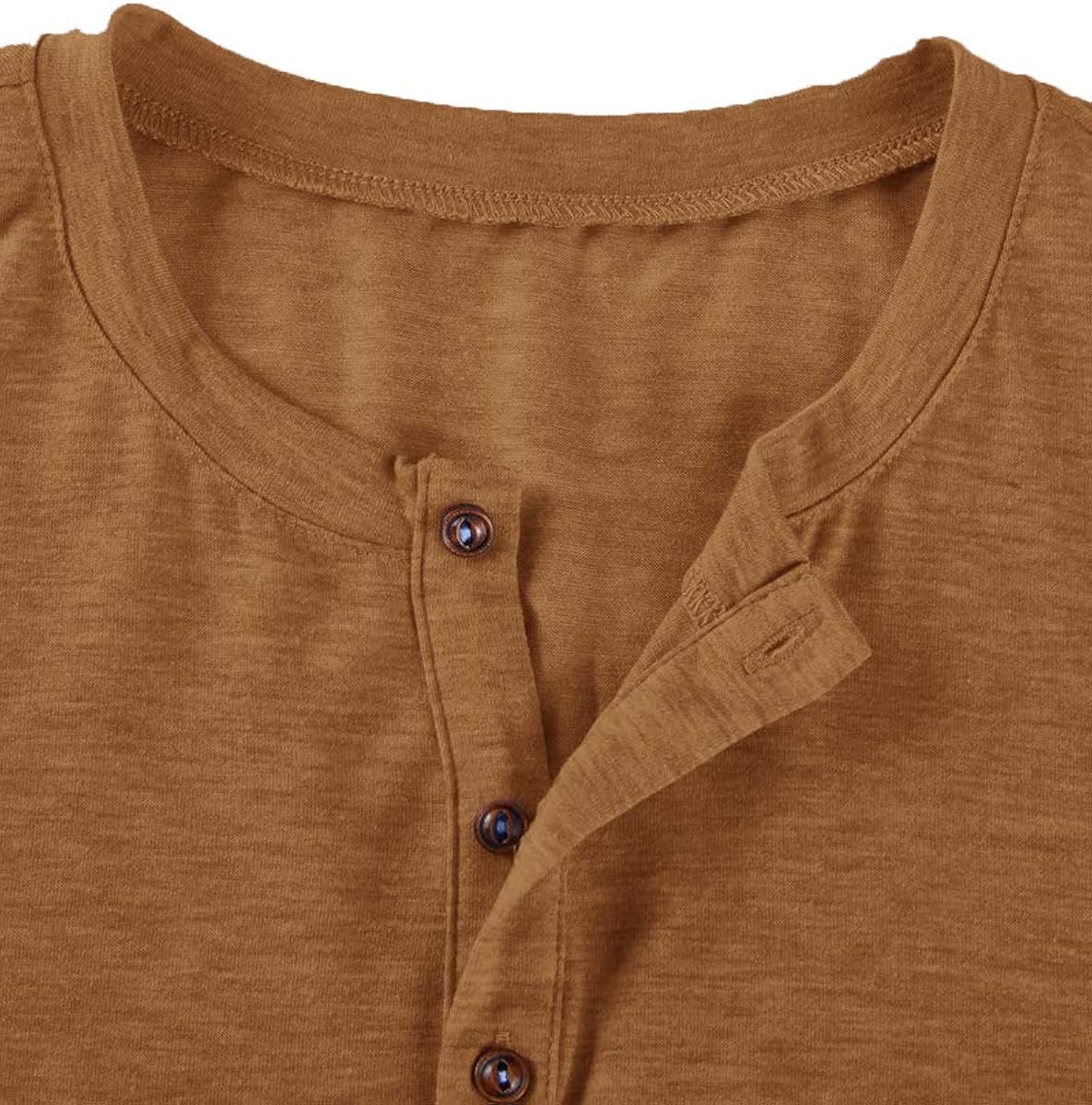 Men's Short Sleeve Henley Shirt Summer Casual Soft V Neck T-Shirt Solid Tee Tops at  Men’s Clothing store