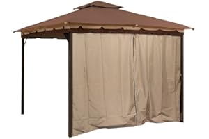 L-GZ436PFB Gazebo Privacy Panel Side Wall fits 10' and 12' Gazebos