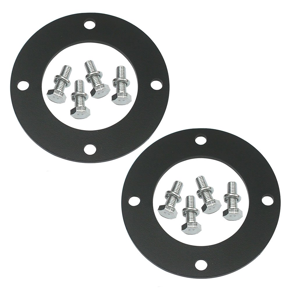 Photo 1 of kipa 2-Pack Deck Spindle Reinforcement Ring for John Deere Mower D100 D110 D120 D130 D140 D160 L100 L110 L120 L130 LA105 LA165 X 110 X120 X 140 3/16" Plate Steel with Bolts