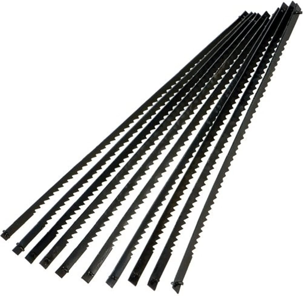 Silverline Scroll Saw Blades 130mm 21tpi Pack of 10 (763619) Carbon Steel