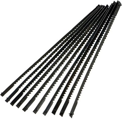 Silverline Scroll Saw Blades 130mm 21tpi Pack of 10 (763619) Carbon Steel