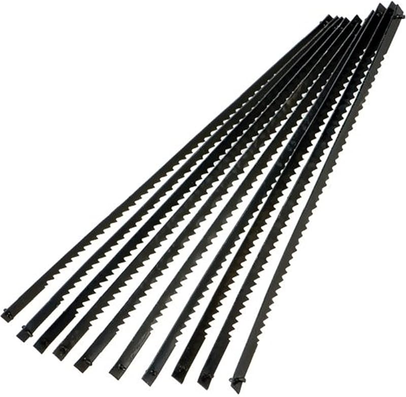 Silverline Scroll Saw Blades 130mm 21tpi Pack of 10 (763619) Carbon Steel