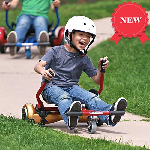 Cool Mini Kart Hoverboard Accessories for All Ages- Self Balancing Scooter -Compatible with All Hoverboards (Not Included Balance Board） (Red, 10inch)