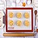 X-Chef Silicone Baking Mats Sets of 3, Silicone Sheets for Cookie Baking Cooking Mat Liner Reusable Non-Stick FDA Approved for Oven Cookie Bread Cutting Board (16.5 X 11.6 inch)
