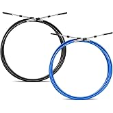 Marine 33C Throttle Shift Remote Control Box Cable for Yamaha Engine 8-20FT | 2PK Flexible Marine Boat Throttle Shift Cable for Yamaha Outboard Inboard Boat Motor Steering System w/#10-32 Threaded Ends