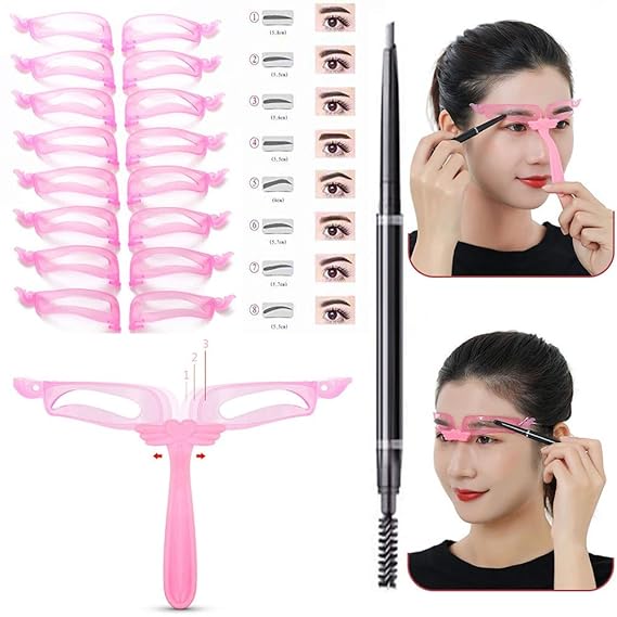 Eyebrow Stencil, Eyebrows Grooming Stencil Kit Reusable