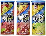 Wylers Light Sugar Free Cherry Limeade, Lemonade and Strawberry Lemonade - 12 Quart Canister (Pack of 3, 1 of Each Flavor)