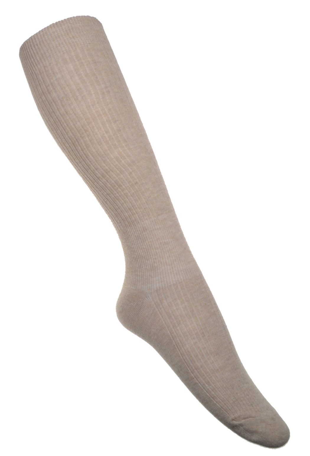 WB SOCKS Cotton Anti-DVT Flight Socks Sand Uk Shoe Size 6-9