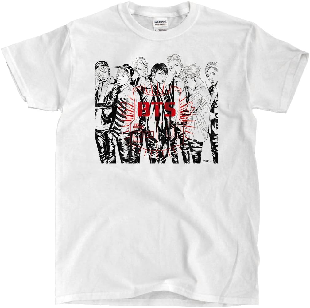 BTS Danger Japan Ver. white shirt