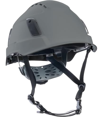 UNINOVA ANSI Z89.1 Type I Class C Hard Hat – Vented OSHA Safety Helmet With 6-Point Ratchet Suspension, Slotted For Accessories, White (S1)