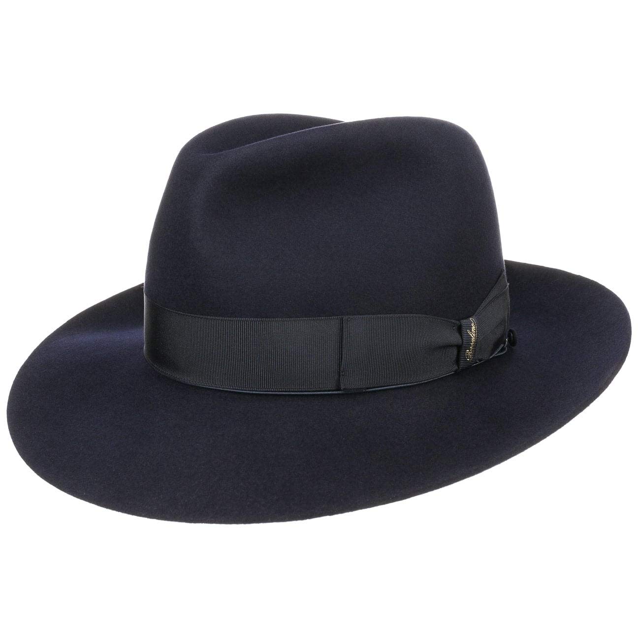 Borsalino Broadbrimmed Bogart Hat Women/Men Blue 7